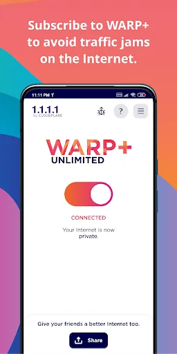 1.1.1.1 + WARP: Safer Internet screenshot 7