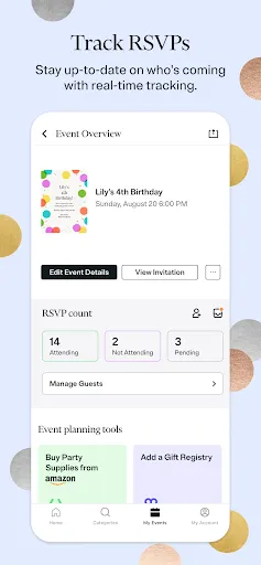 Evite: Email & SMS Invitations screenshot 8