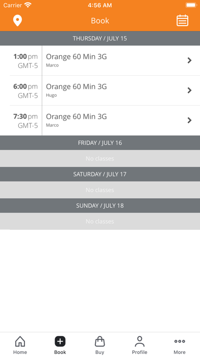 Orangetheory Fitness Booking screenshot 2