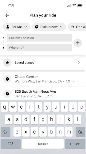 Uber - Request a ride screenshot 28