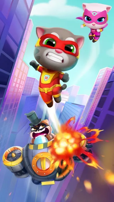 Talking Tom Hero Dash screenshot 1