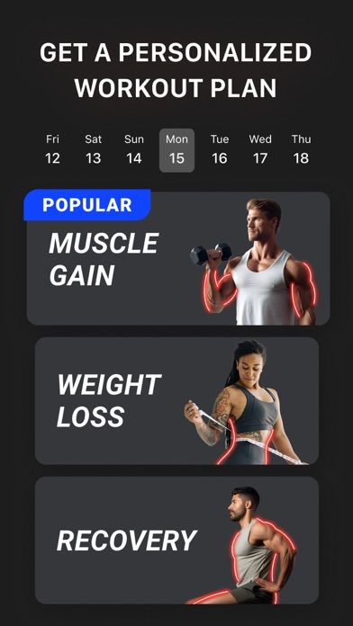 Workout Planner Muscle Booster screenshot 2