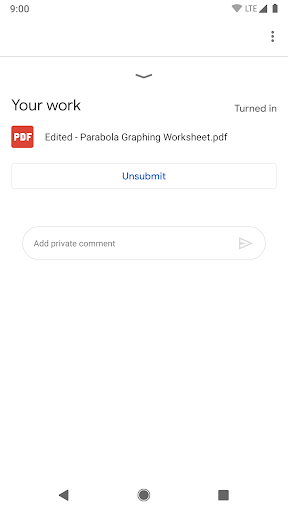 Google Classroom screenshot 11