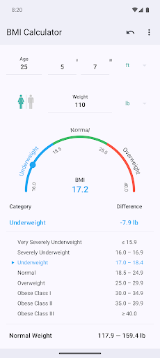 BMI Calculator screenshot 6