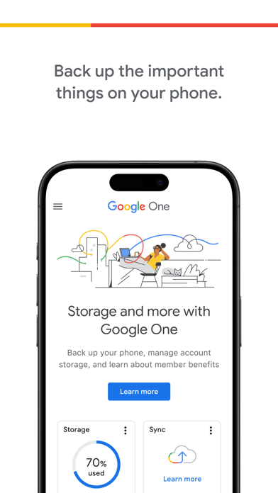 Google One screenshot 1
