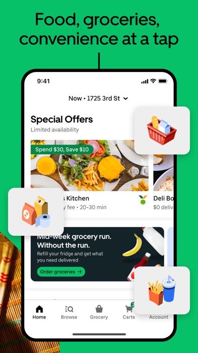 Uber Eats: Food & Groceries screenshot 2