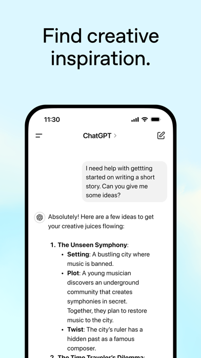 ChatGPT screenshot 3