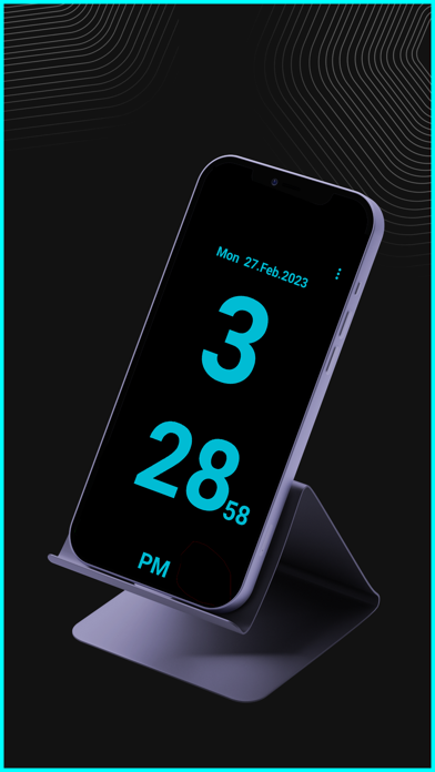Huge Digital Clock screenshot 5