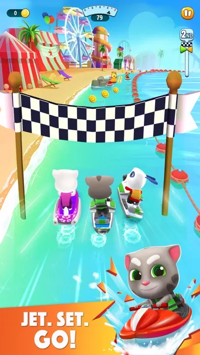 Talking Tom Jetski 2 screenshot 1