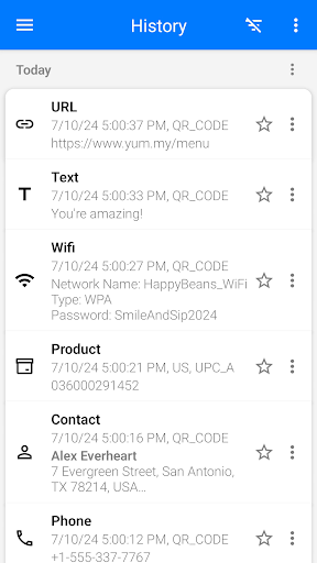 QR Code & Barcode Scanner ・ screenshot 16