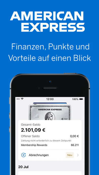 Amex screenshot 1