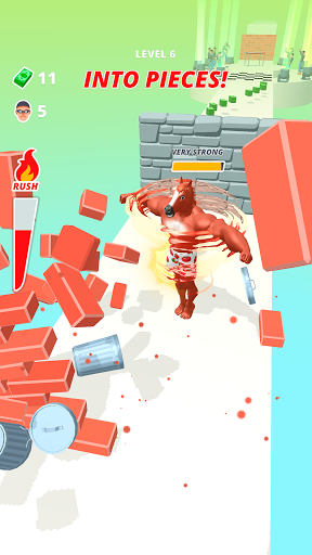 Muscle Rush - Destruction Run screenshot 13