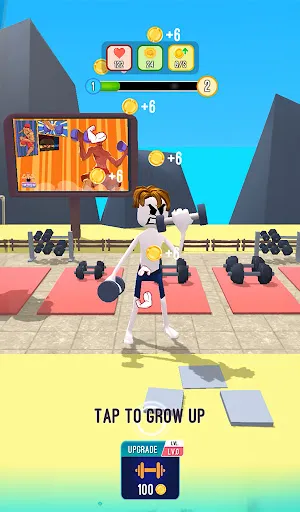 Roblock Gym Clicker: Tap Hero screenshot 4