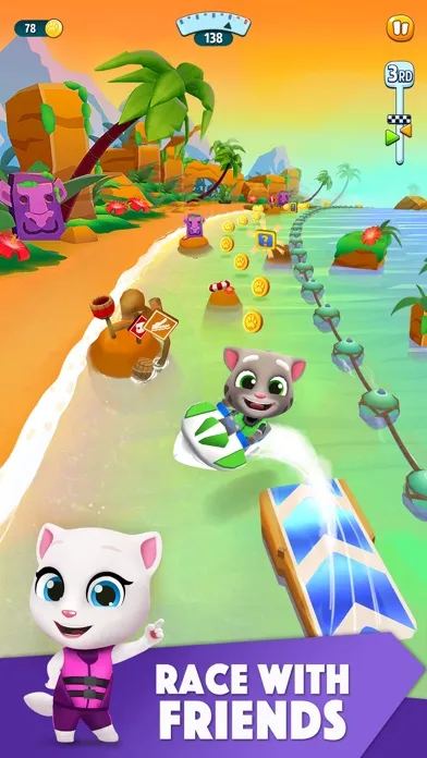 Talking Tom Jetski 2 screenshot 4