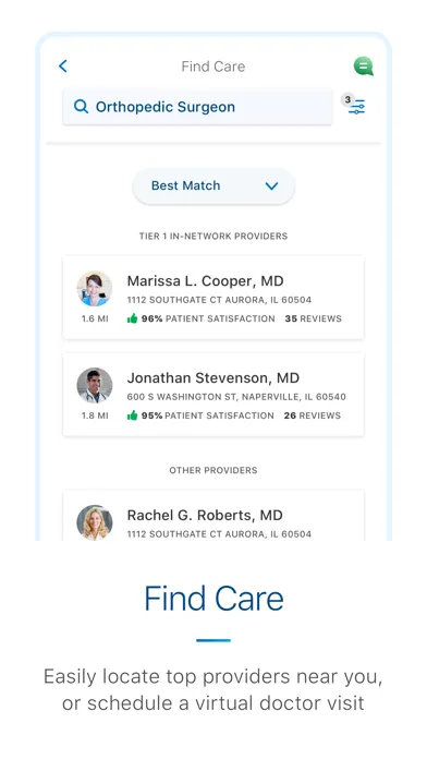 myCigna screenshot 2