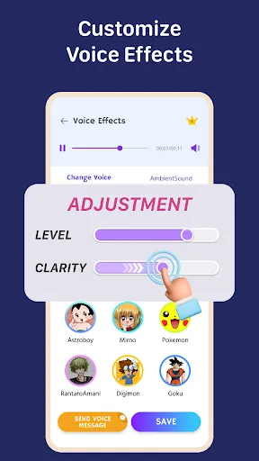 Voice Changer by Sound Effects screenshot 4