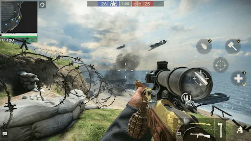 World War - Heroes: First-person WWII shooter! shootout screenshot 1