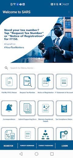 SARS Mobile eFiling screenshot 9