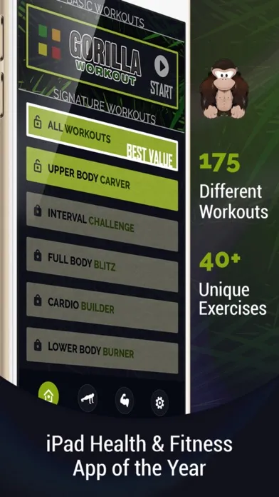 Gorilla Workout: Build Muscle screenshot 1