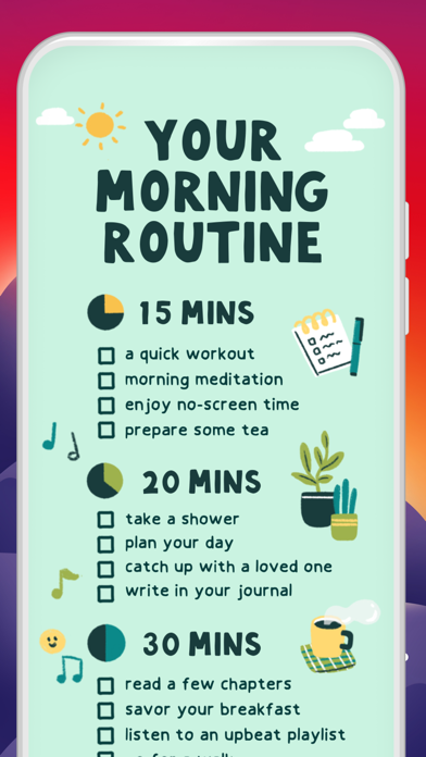 Fabulous Daily Routine Planner screenshot 2