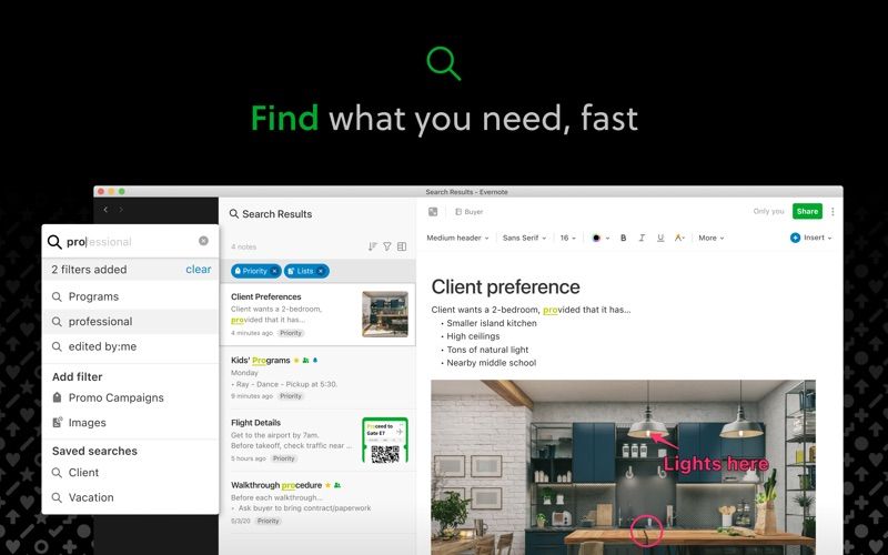 Evernote screenshot 4