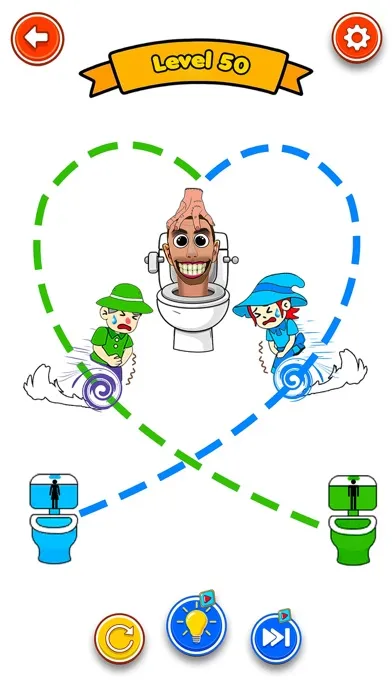 Toilet Rush Race: Draw Puzzle screenshot 4