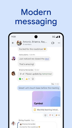 Google Chat screenshot 7