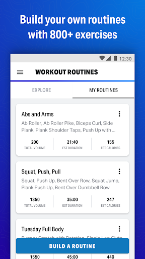 Map My Fitness Workout Trainer screenshot 7