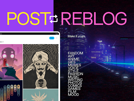 Tumblr—Fandom, Art, Chaos screenshot 16