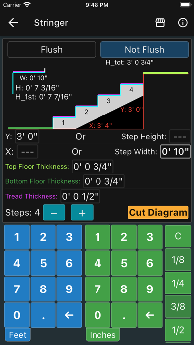 Feet and Inches Calculator screenshot 5