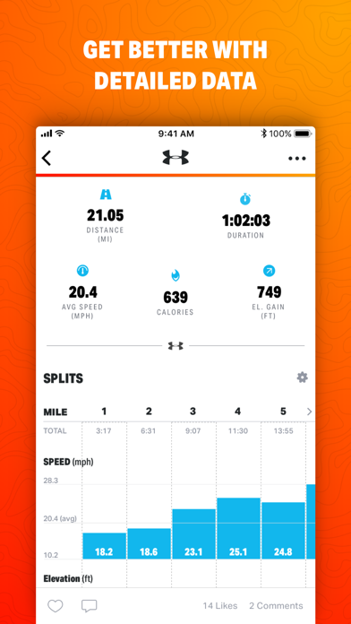 Map My Ride GPS Cycling Riding screenshot 2