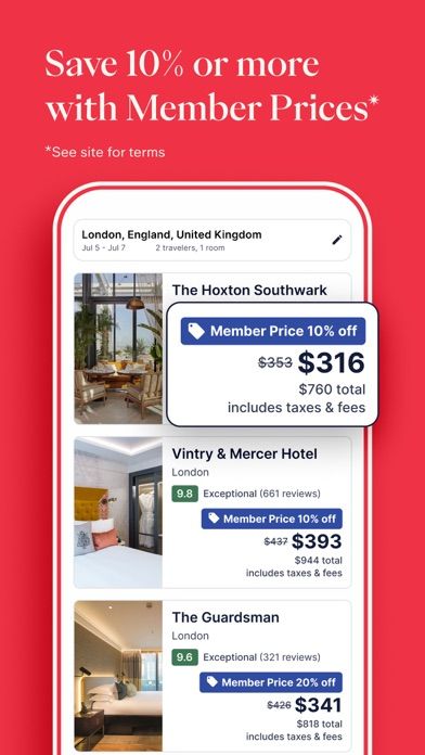 Hotels.com: Travel Booking screenshot 2