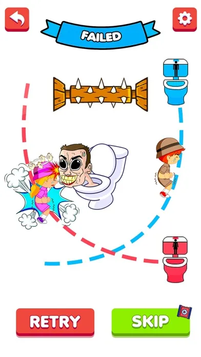Toilet Rush Race: Draw Puzzle screenshot 3