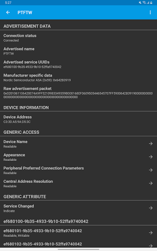 LightBlue® — Bluetooth LE screenshot 17
