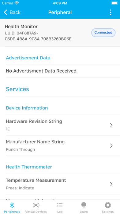 LightBlue® — Bluetooth LE screenshot 2
