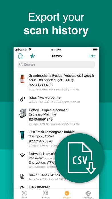QR Code & Barcode Scanner ・ screenshot 6