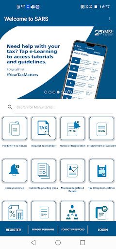 SARS Mobile eFiling screenshot 8