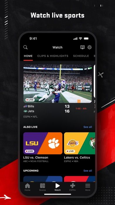ESPN: Live Sports & Scores screenshot 2