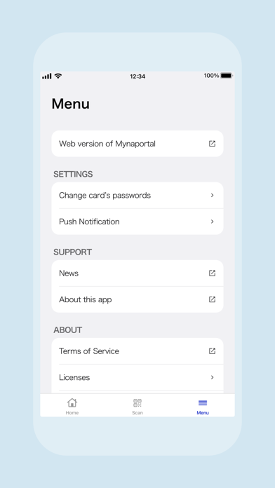 Mynaportal screenshot 3