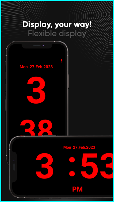 Huge Digital Clock screenshot 3