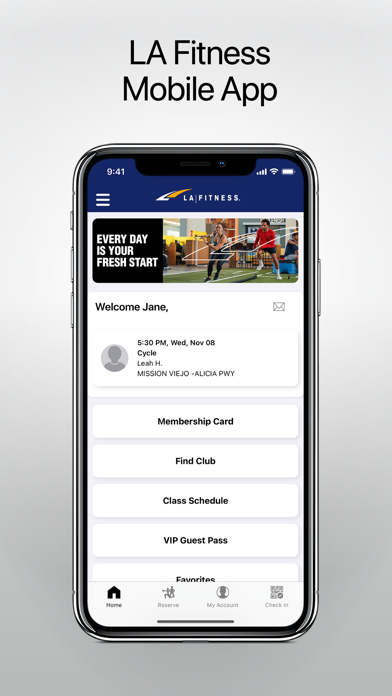 LA Fitness Mobile screenshot 1