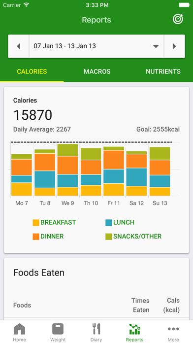Calorie Counter by FatSecret screenshot 3