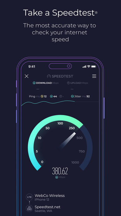 Speedtest by Ookla screenshot 1