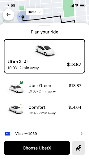 Uber - Request a ride screenshot 21