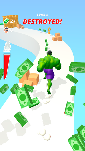Muscle Rush - Destruction Run screenshot 9