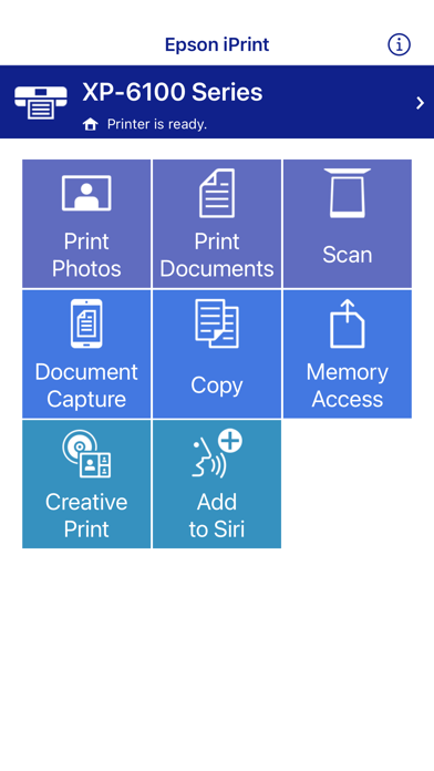 Epson iPrint screenshot 1